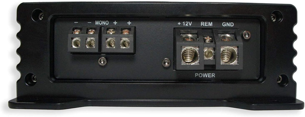 Dual 12" Loaded Sub Box Enclosure with Amplifier and 4 Gauge Amp Install Kit Y823