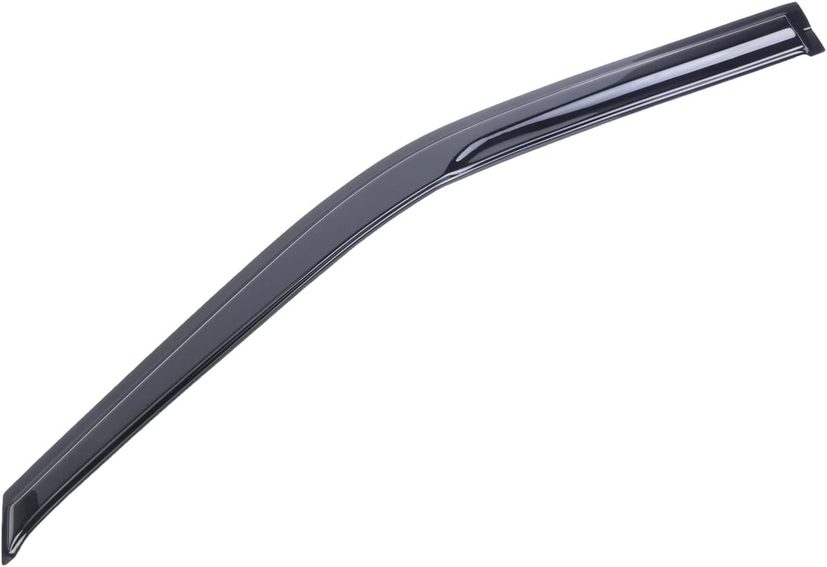 Smoke Black Outside Mount Window Vent Visor Deflectors Rain Guards 4-Piece Set G310279