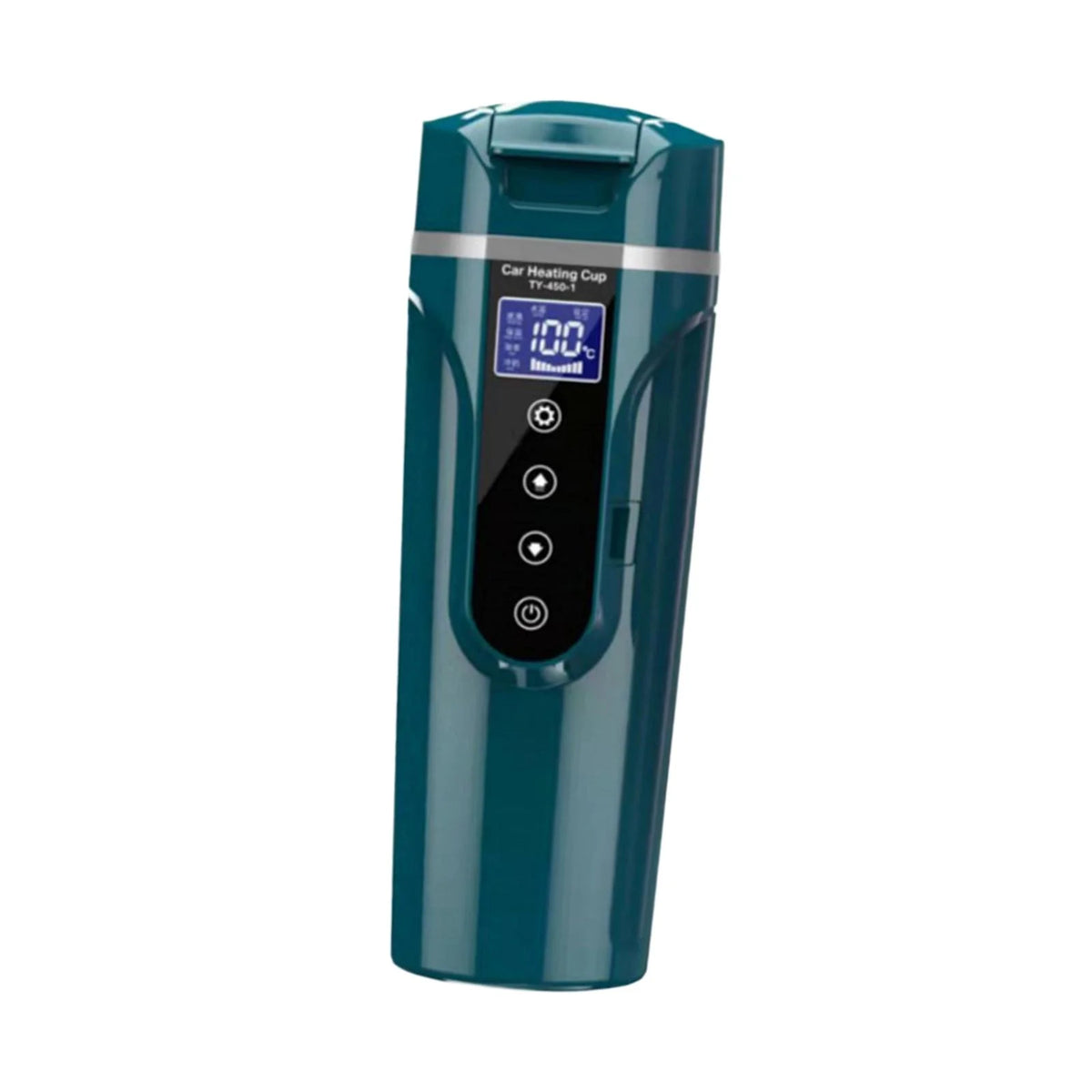 Green Car Heating Cup Water Boiler with LCD Display V1513