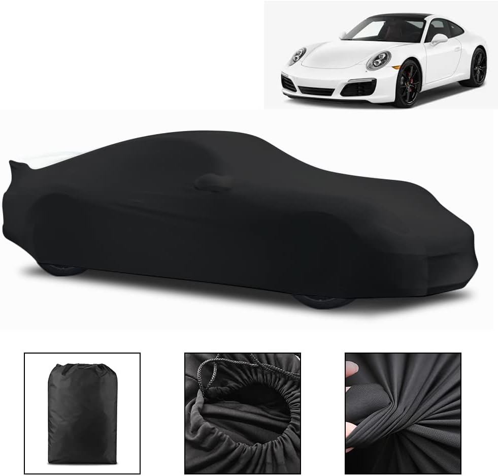 Black Velvet Stretch Indoor Car Cover F57195