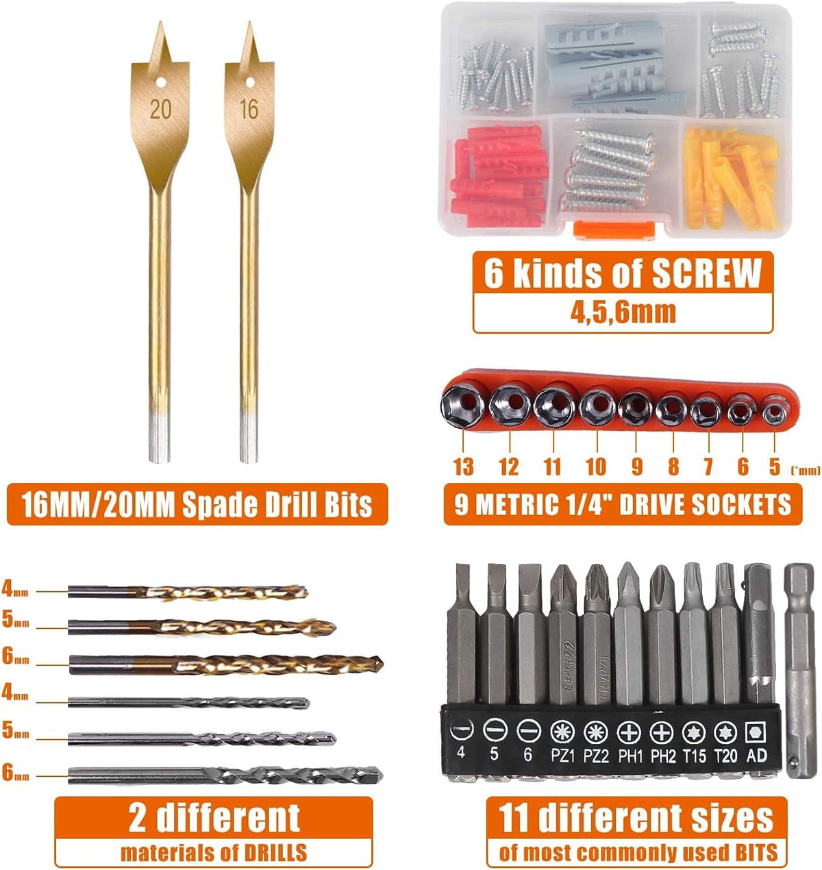 Cordless Drill Set with Case, 16.8V, 2 Batteries, Pack of 2 R53049
