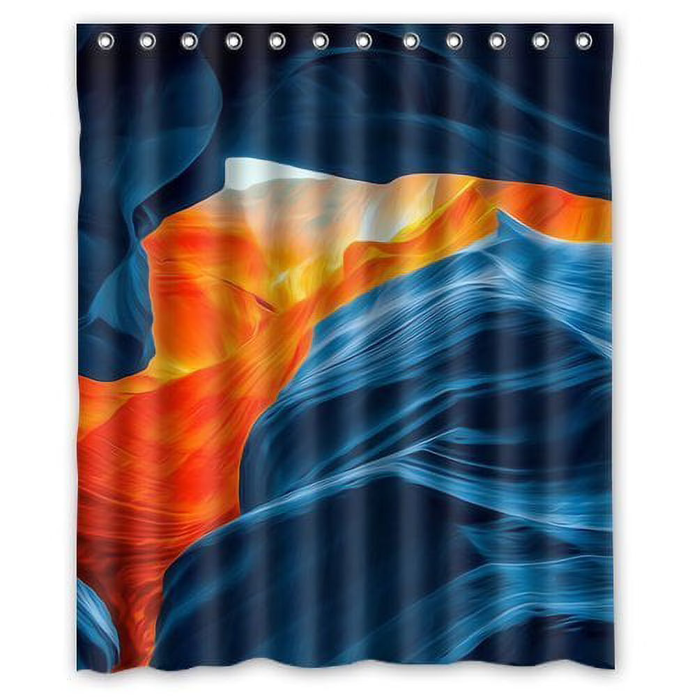 Waterproof Shower Curtain Set with Hooks 60x72 inches V7244