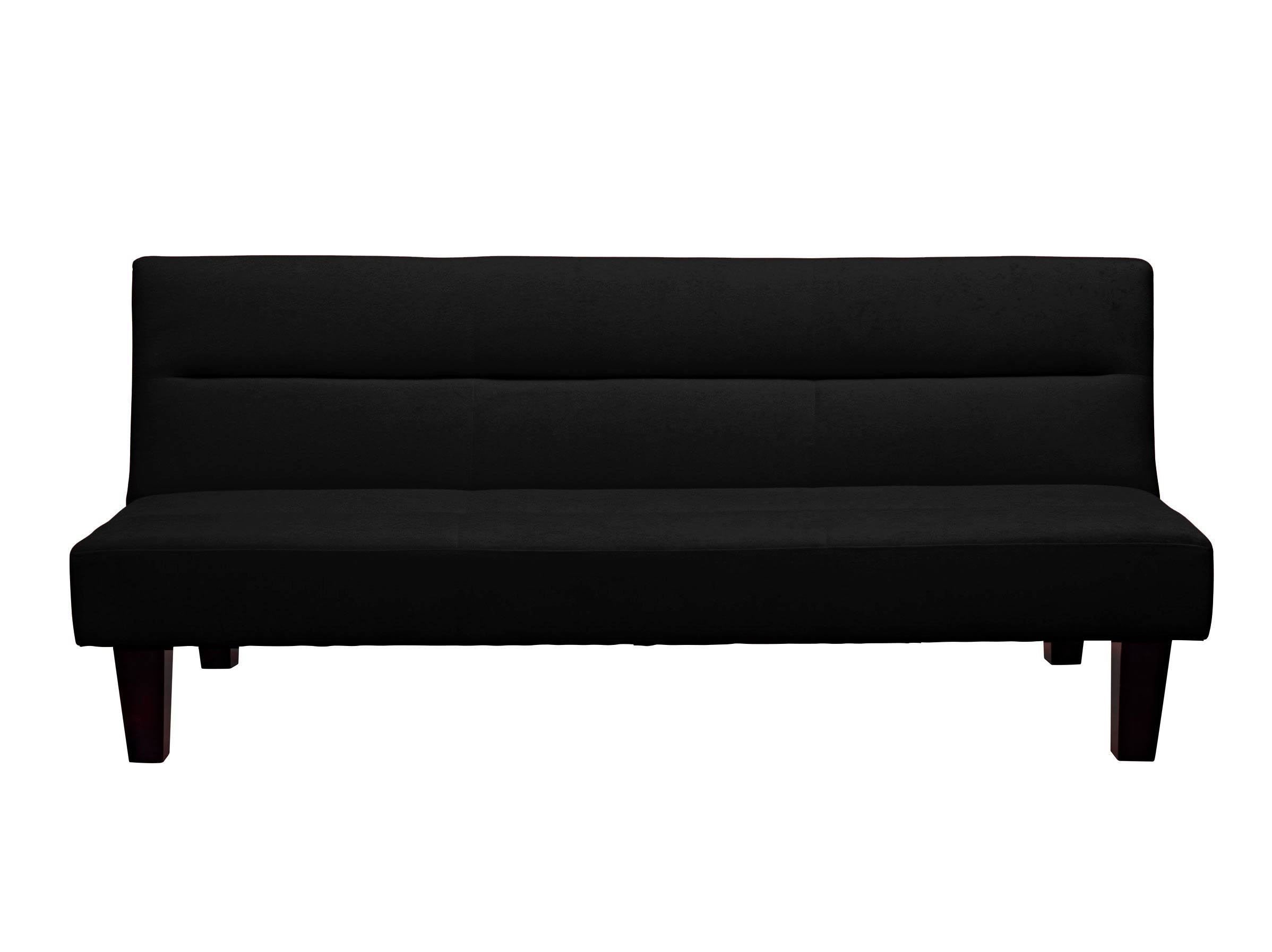 Black Microfiber Futon C3994