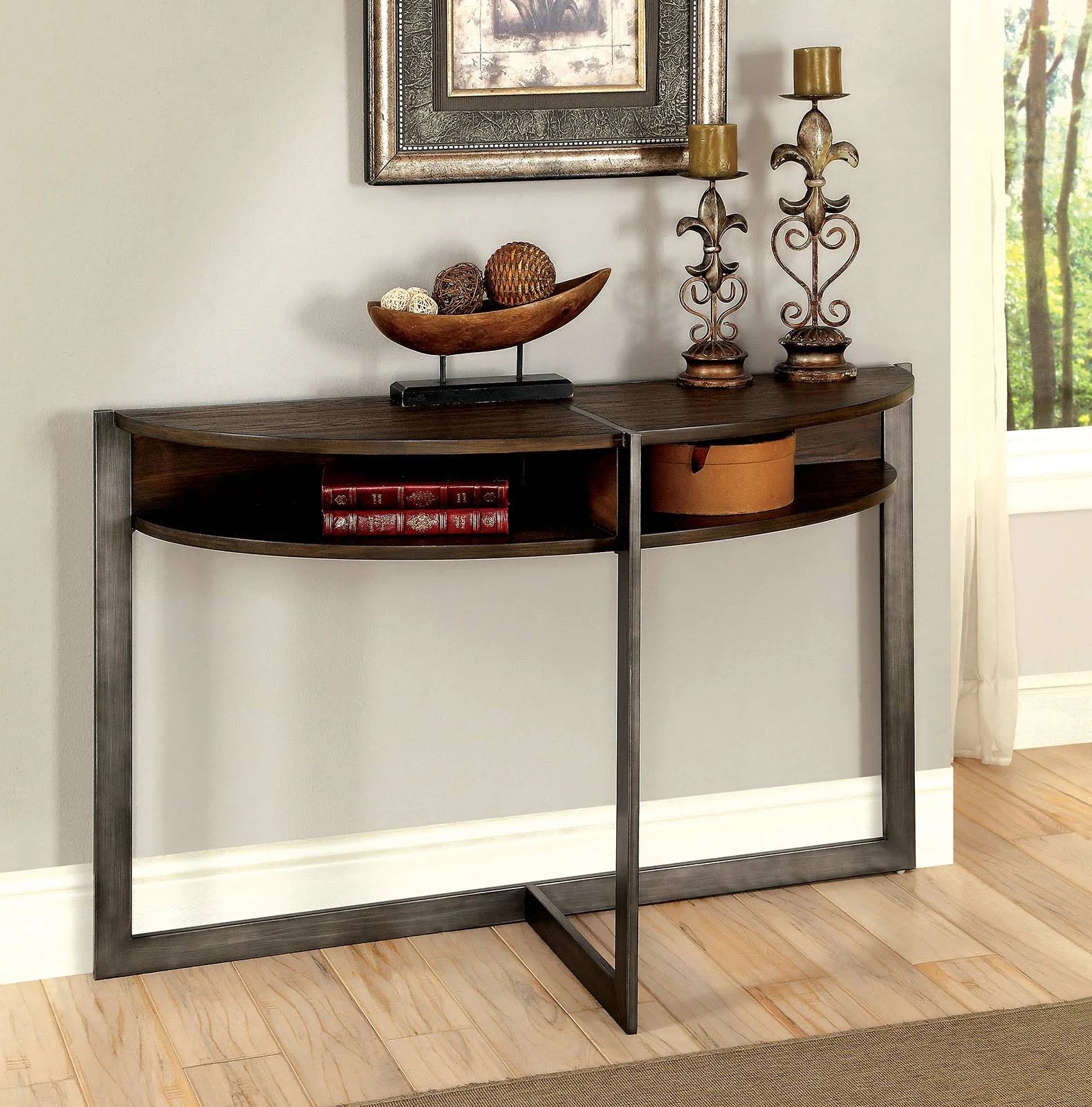 Dark Oak Sofa Table E346