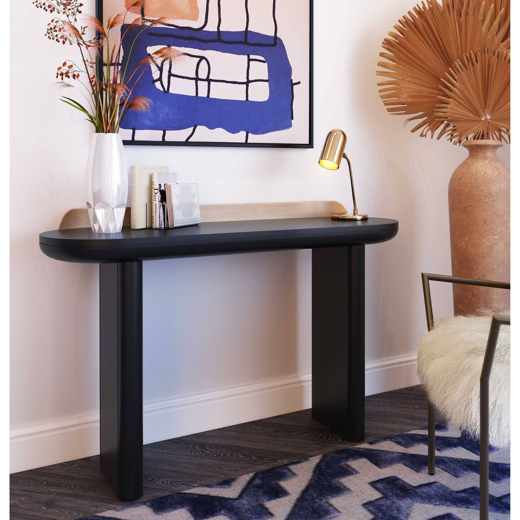 Black Desk Console Table O54328