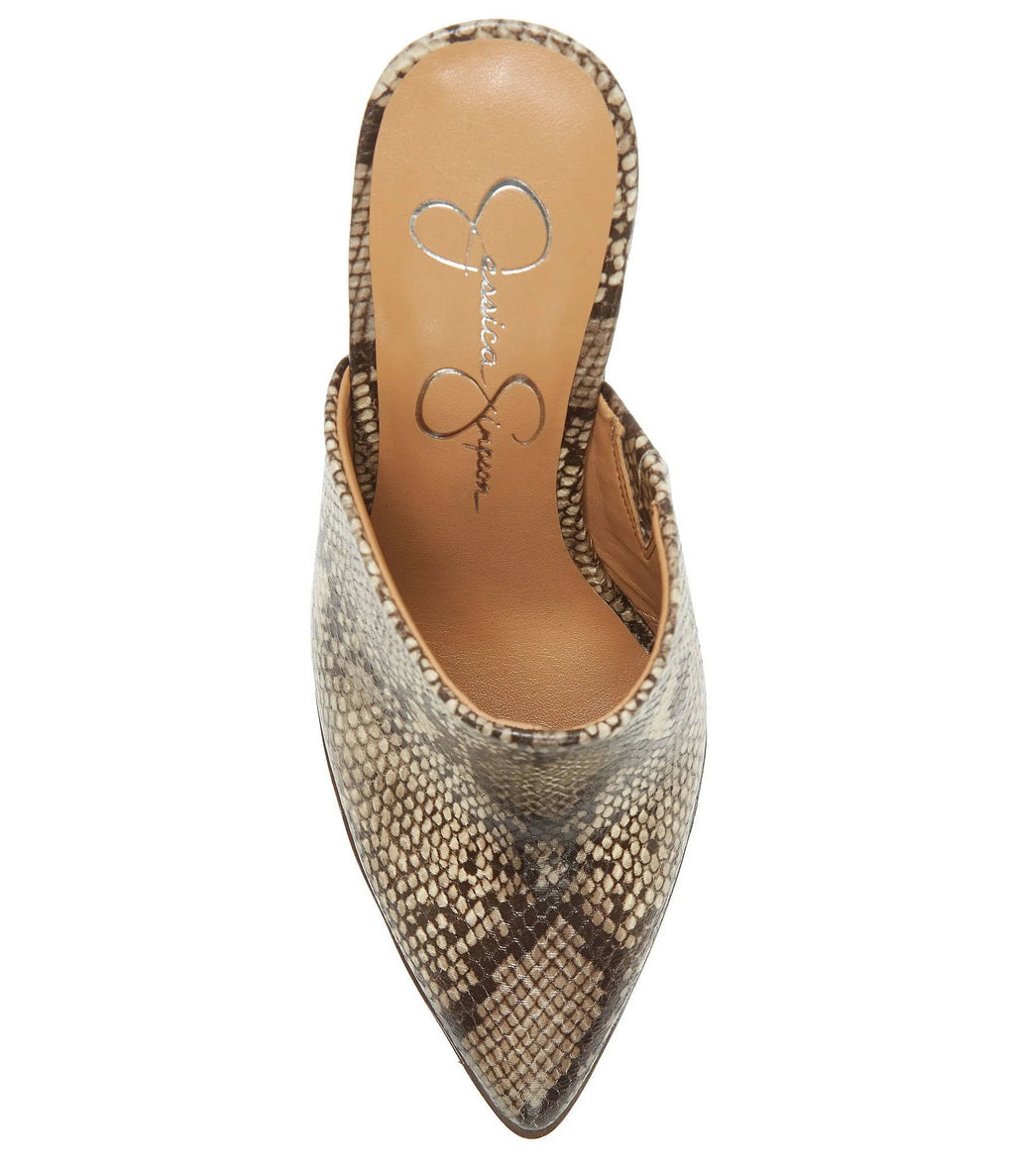 Natural Snake Mules S821642