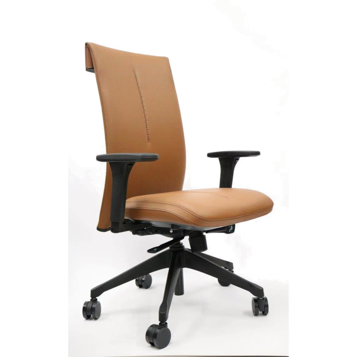 Camel Leather Office Chair L659
