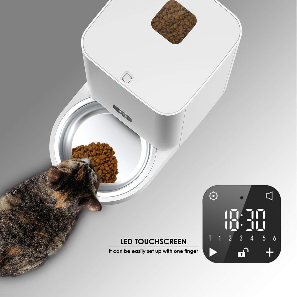 Automatic Cat Feeder with Portion Control, Power Pack of 2 M51595