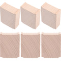 6 Pcs Wooden Train Track Bridge Supports Accessories X560175