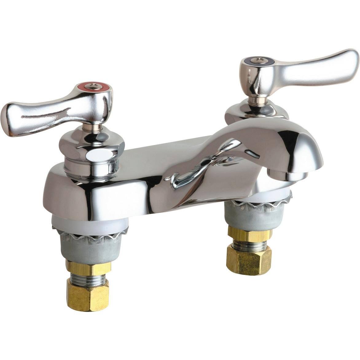 4-Inch Centerset Lavatory Faucet with Lever Handles, Chrome Y466