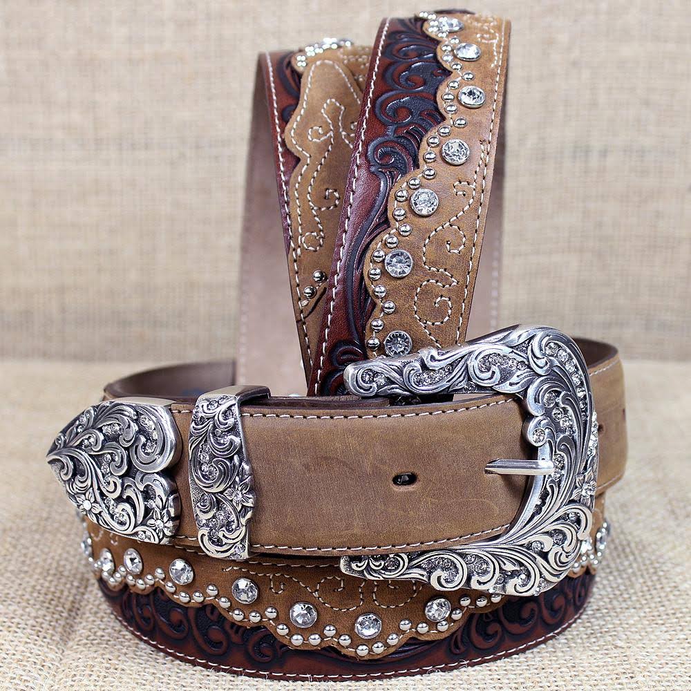 Brown Crystal Belt L820219
