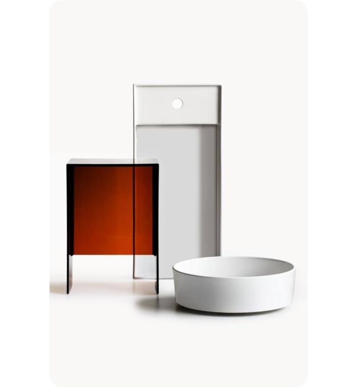 White Rectangular Wall Mount Bathroom Sink with One Tap Hole R13706