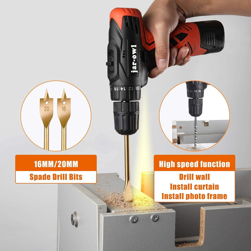 Cordless Drill Set with Case, 16.8V, 2 Batteries, Pack of 2 R53049