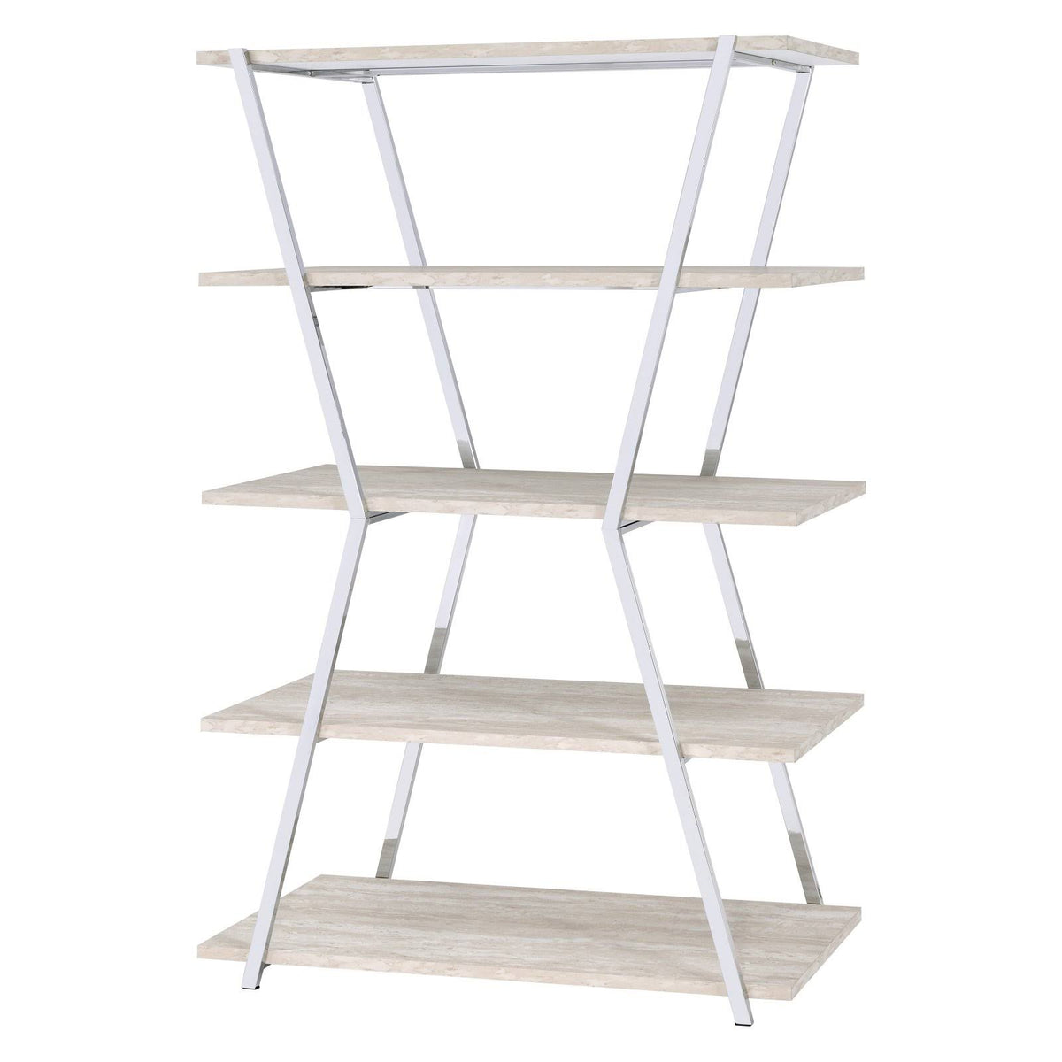 Gray 4 Shelf Bookcase N3418