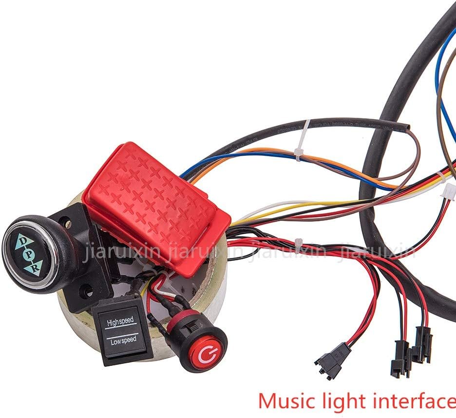 12 Volt Children Electric Car DIY Modified Wires and Switch Kit with 2.4G Bluetooth Remote Control, Pack of 2 F375