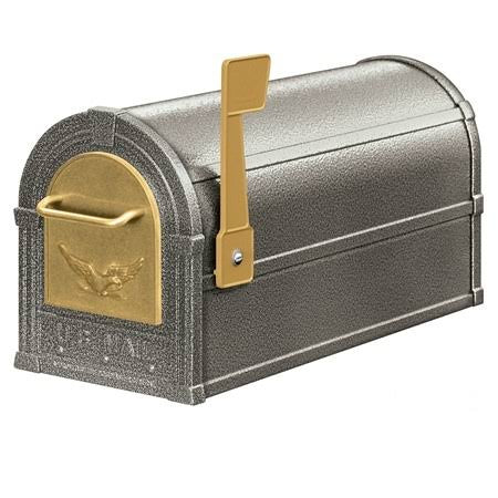 White/Silver Rural Mailbox Z642