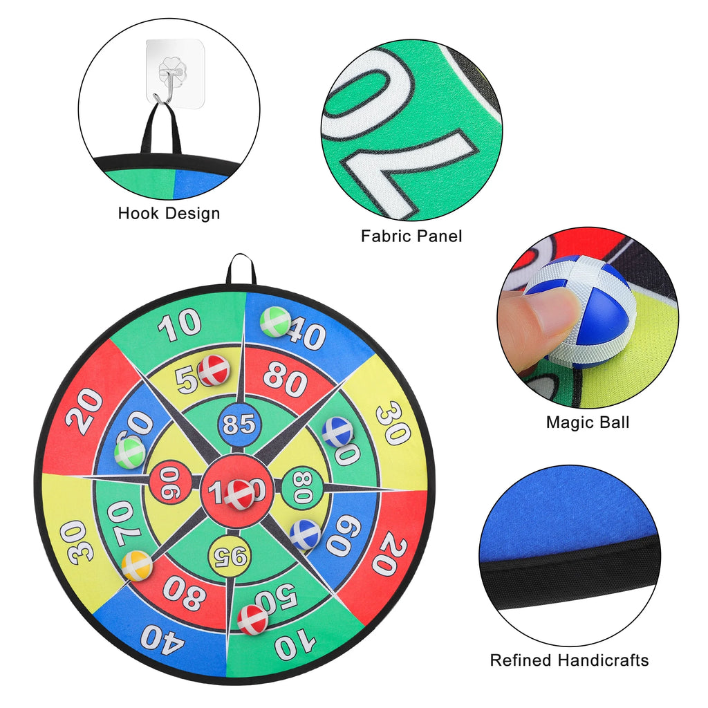 26'' Dartboard Set with 16 Sticky Balls and 2 Hooks B15310
