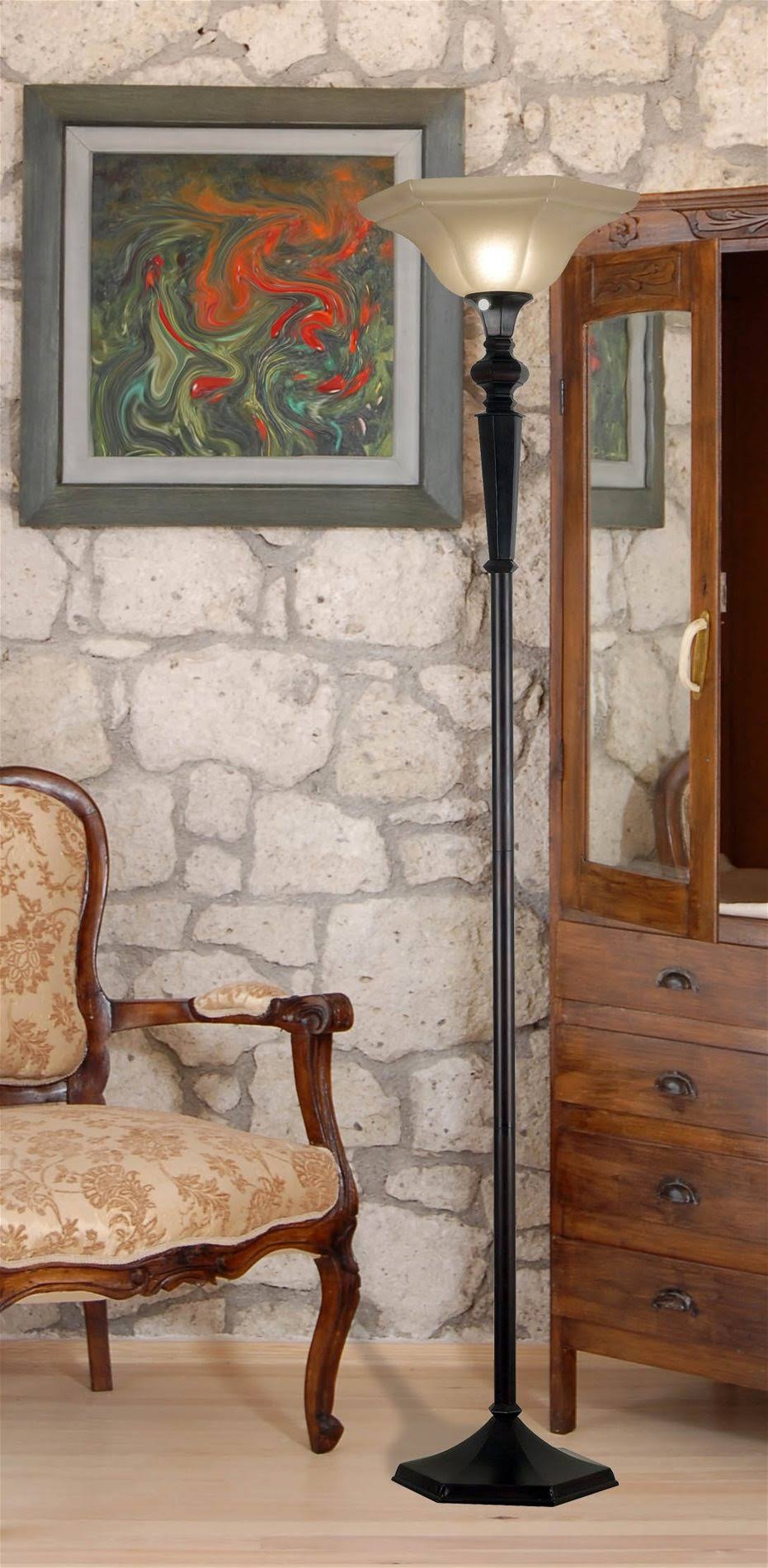 Oil Rubbed Bronze Torchiere T862