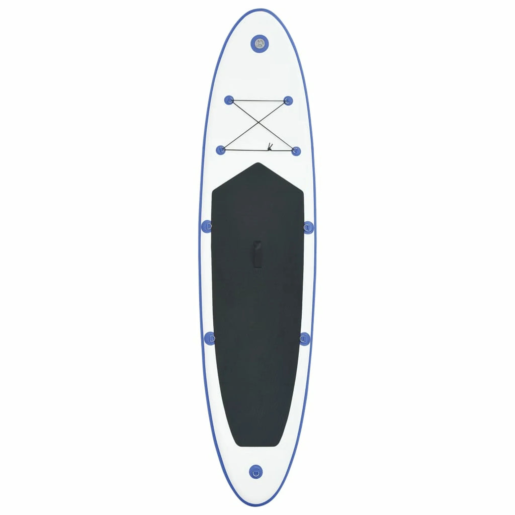 Blue and White Inflatable Paddleboard Set A70602