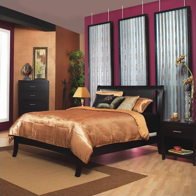 California King Low Profile Sleigh Bed B64706