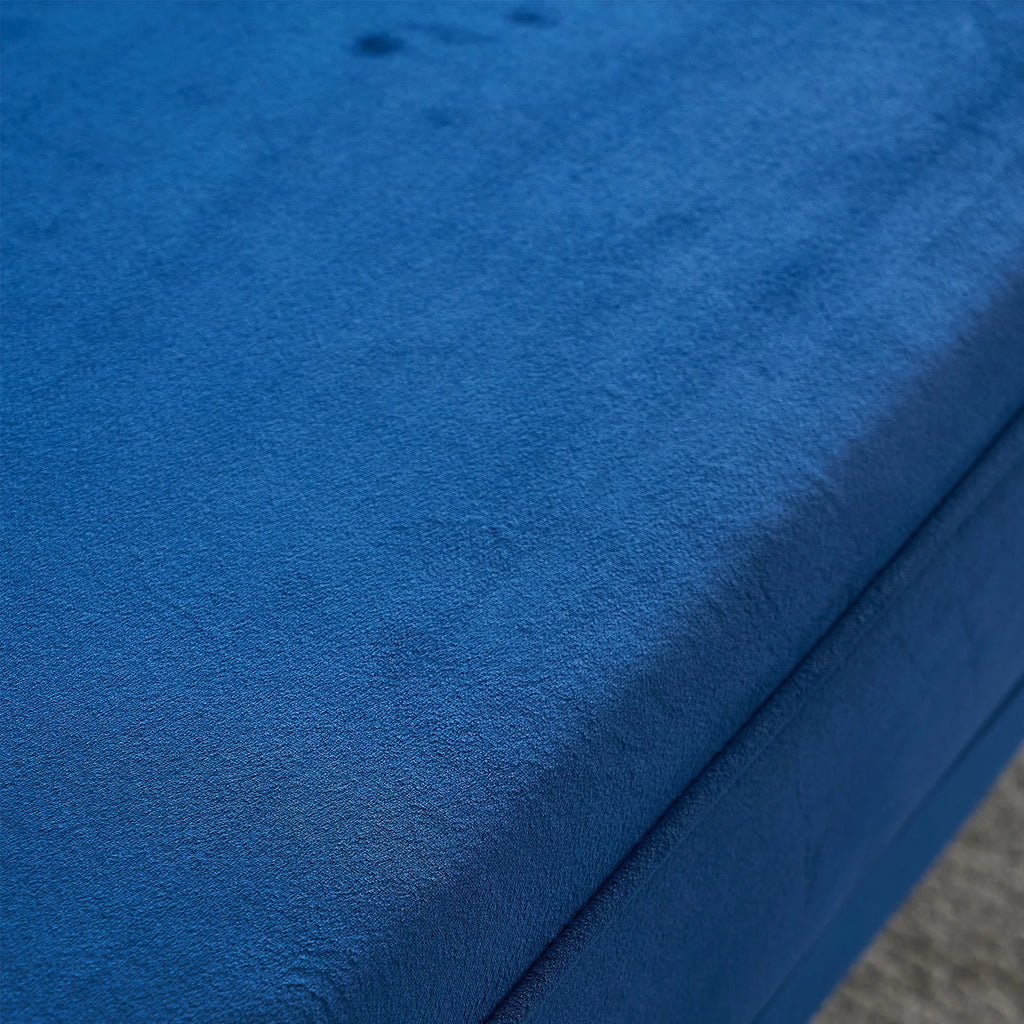 Blue Velvet Sofa 87.4 inch Z380425