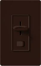 Brown Fluorescent Single Pole Dimmer D767