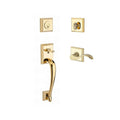 Lifetime Brass Finish Single Cylinder Handleset E4070