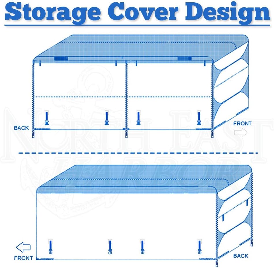 Gray RV Cover for 22'-24' Travel Trailer Camper Y75704