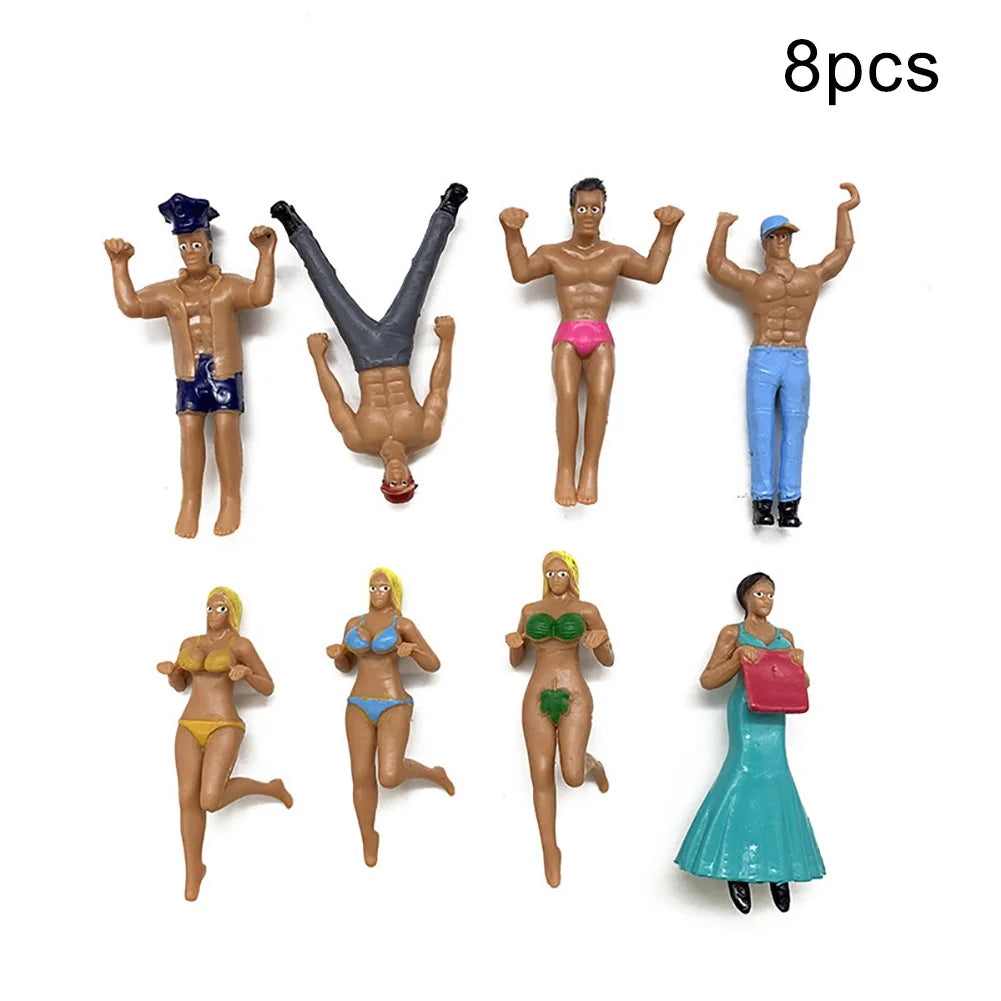 8Pcs Mini Dollhouse Pendant Decor V249816