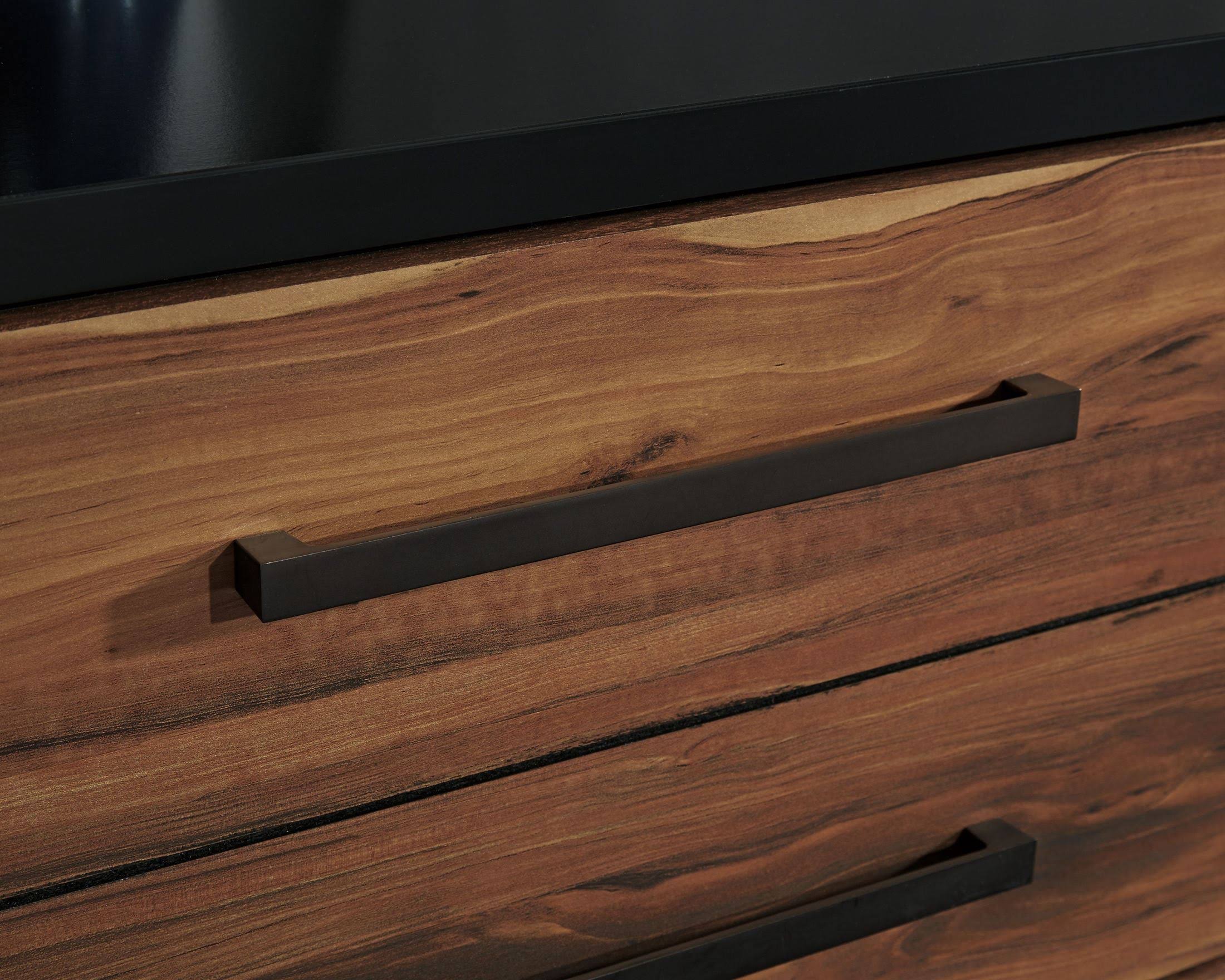 Black Five Drawer Chest R1515