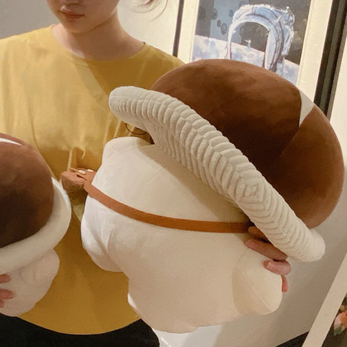 13.8 inch Plush Stuffed Mushroom Pillow E490