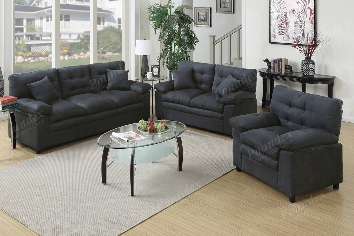 3 Piece Sofa Set in Ash D92729