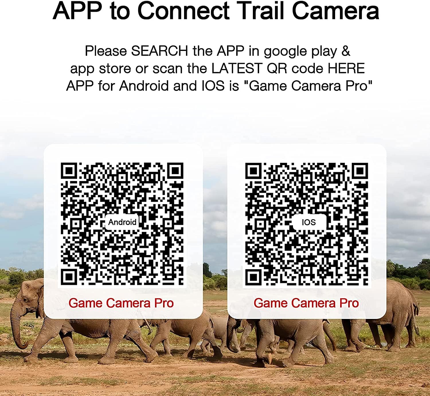 4K WiFi 30MP Game Camera with 940nm No-Glow IR LEDs Night Vision Waterproof IP66 Pack of 2 F19012
