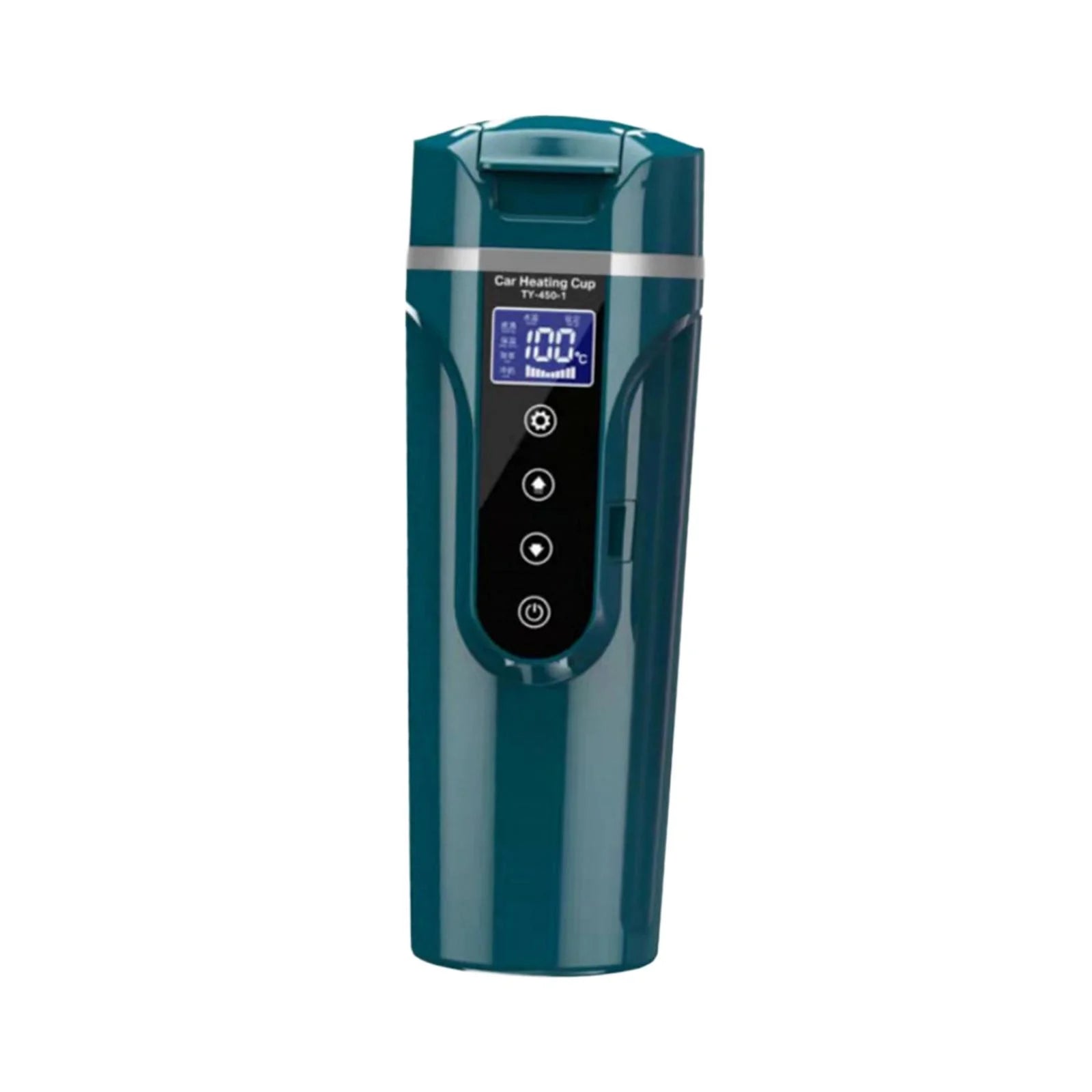 Green Car Heating Cup Water Boiler with LCD Display V1513