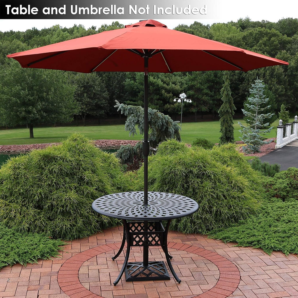 Cast Iron Heavy Duty 17-Inch Square Umbrella Base Stand N12415