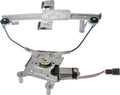 Rear Passenger Side Power Window Motor and Regulator Assembly Black Y7881