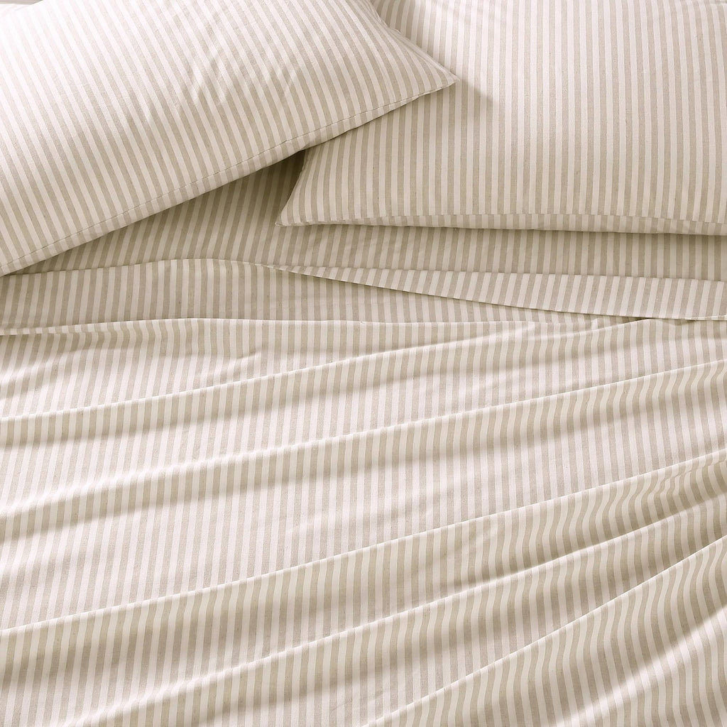 Gray Full Percale Sheet Set T588