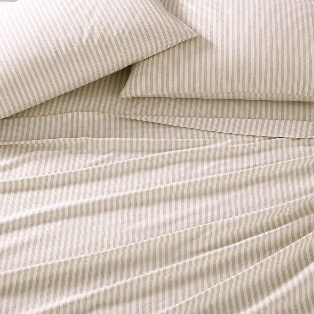 Gray Full Percale Sheet Set T588