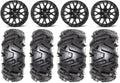 9 Items: 14 Wheels Black 26 Tires Q769
