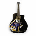 Black Acoustic Guitar with Case K18022