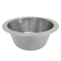 12-Inch Round Hammered Copper Bar Sink with 2-Inch Drain Opening M952