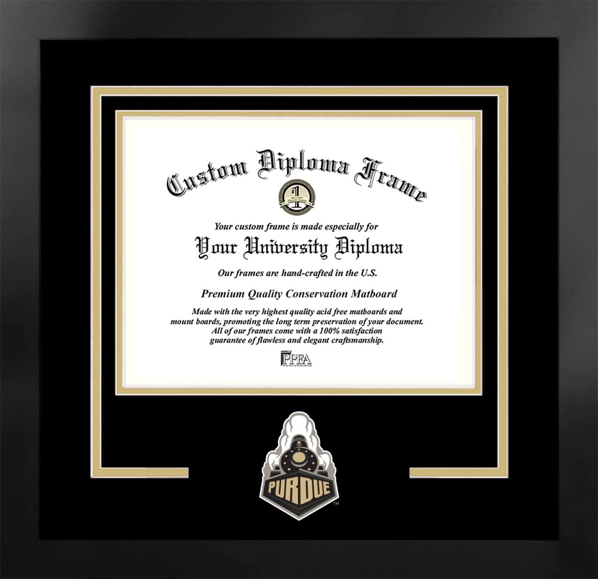 11 x 8.5 in Black Frame Diploma R2285