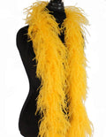 Gold Yellow 3Ply Ostrich Feather Boa Scarf P630545