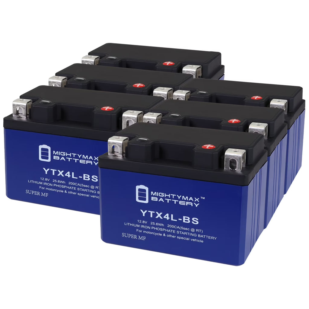 6 Pack Lithium Replacement Battery for Honda Scooters J11074