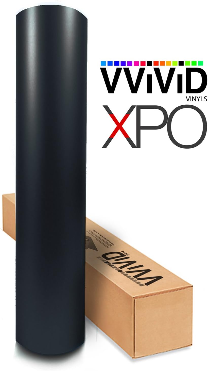 Matte Black Automotive Vinyl Wrap (15ft x 5ft) Pack of 2 I21720