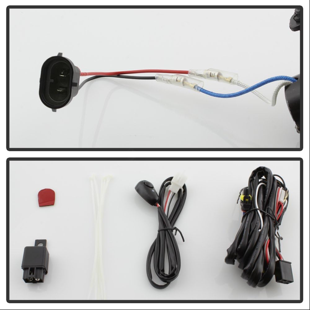 2011-2014 Dodge Avenger Bumper Fog Lights with Switch and Bulb Assembly N9053
