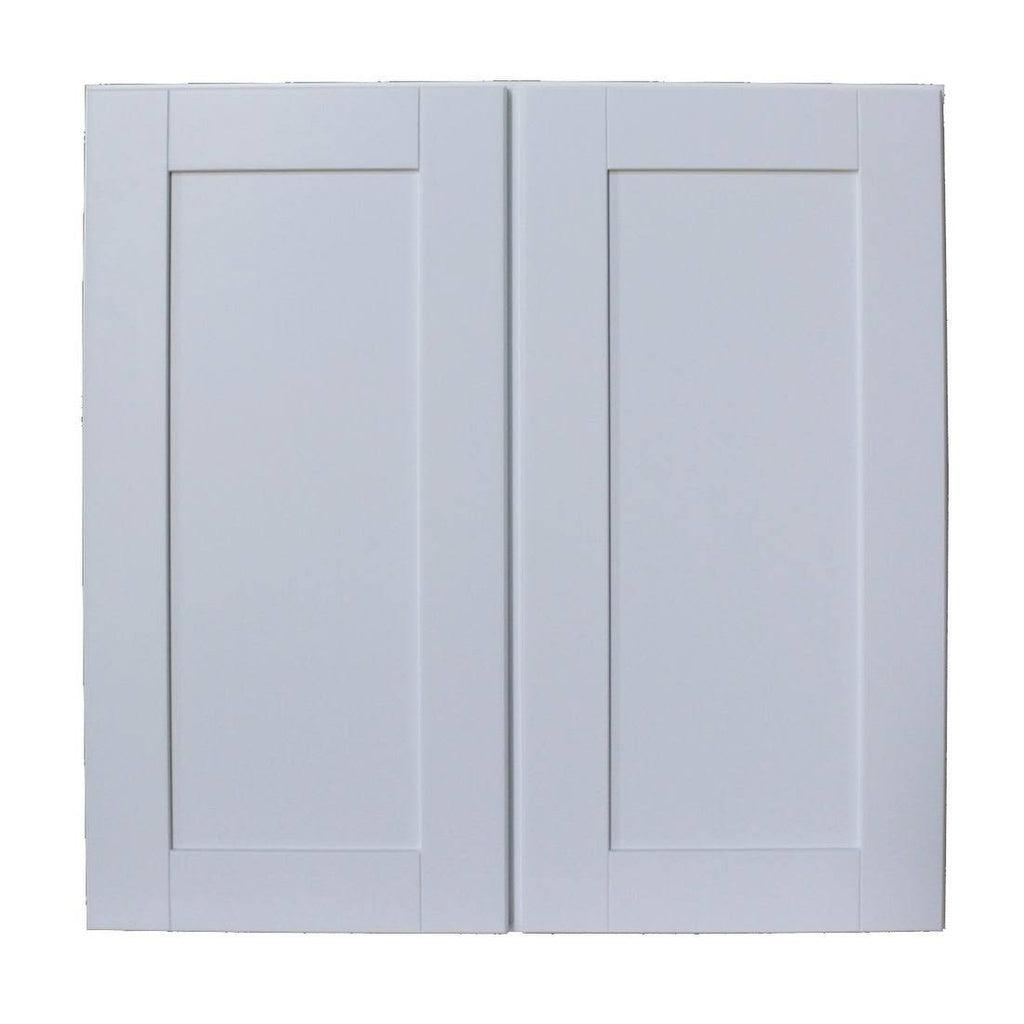 Double Door Wall Cabinet - Designer White C728289