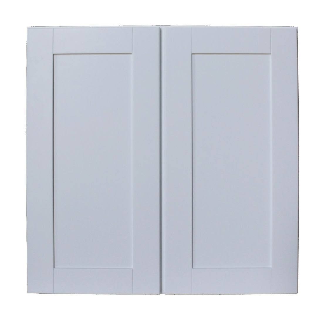 Double Door Wall Cabinet - Designer White C728289