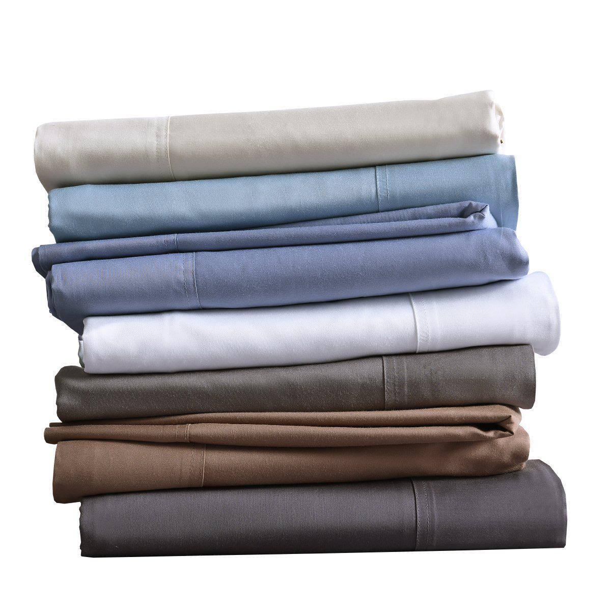 Split King Adjustable Bed Sheets Bamboo Hybrid White A430
