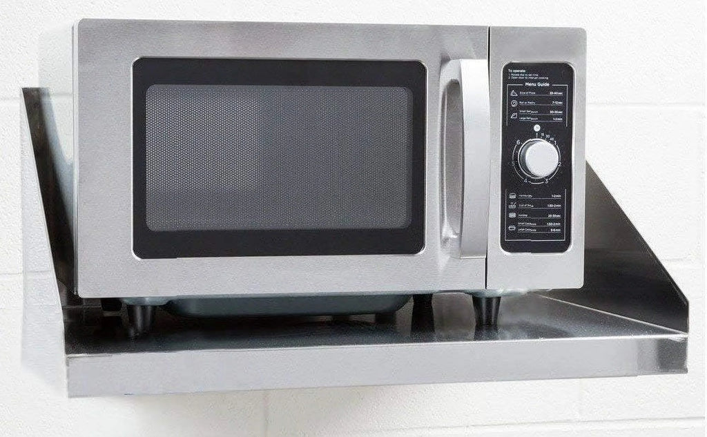 Stainless Steel Wall Mount Microwave Shelf 18" X 24" P75796